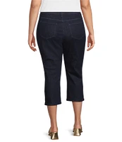 NYDJ Plus Size Joni Lift Tuck® Technology Relaxed Capri Jeans