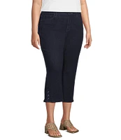 NYDJ Plus Size Joni Lift Tuck® Technology Relaxed Capri Jeans