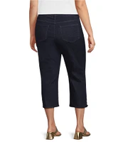 NYDJ Plus Size Joni Lift Tuck® Technology Relaxed Capri Jeans