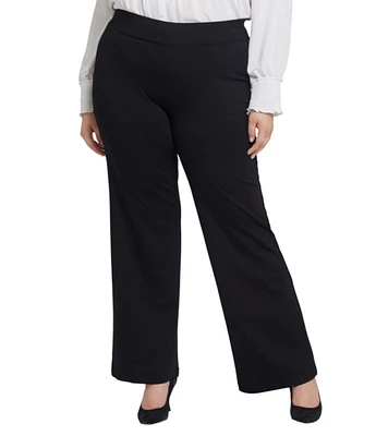 NYDJ Plus Size Lift Tuck® Technology Ponte Knit Straight Leg Pull-On Pants