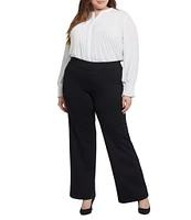 NYDJ Plus Size Lift Tuck® Technology Ponte Knit Straight Leg Pull-On Pants