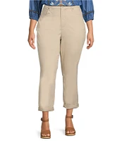 NYDJ Plus Size Margot Stretch Denim Girlfriend Jeans
