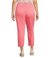 NYDJ Plus Size Margot Stretch Denim Girlfriend Jeans