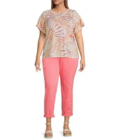 NYDJ Plus Size Margot Stretch Denim Girlfriend Jeans