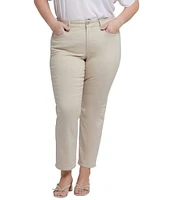 NYDJ Plus Size Marilyn Ankle Straight Ankle Jeans