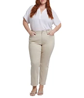 NYDJ Plus Size Marilyn Ankle Straight Ankle Jeans