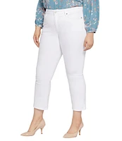 NYDJ Plus Size Marilyn Ankle Straight Ankle Jeans