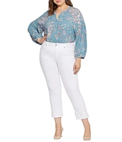 NYDJ Plus Size Marilyn Ankle Straight Ankle Jeans