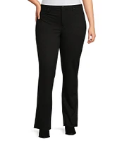 NYDJ Plus Size Marilyn 5-Pocket Straight Leg Stretch Ponte Pants