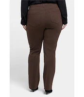 NYDJ Plus Size Marilyn 5-Pocket Straight Leg Stretch Ponte Pants