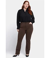 NYDJ Plus Size Marilyn 5-Pocket Straight Leg Stretch Ponte Pants