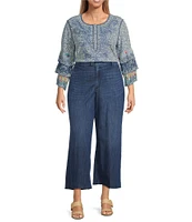 NYDJ Plus Size Mona High Rise Ankle Trouser Jeans