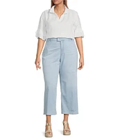 NYDJ Plus Size Mona High Rise Ankle Trouser Jeans