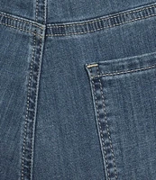 NYDJ Plus Size Relaxed Piper Button Front Crop Jeans