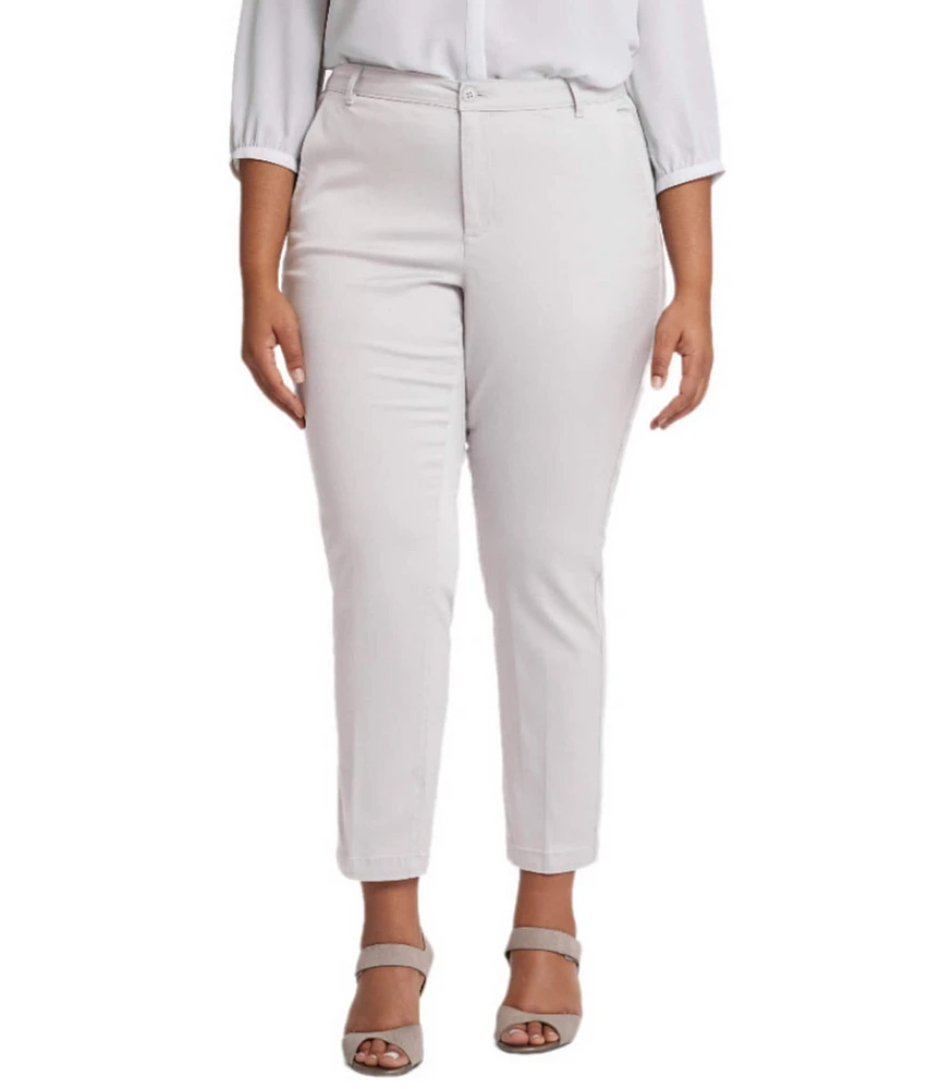 NYDJ Plus Size Sadie Tencel Soft Stretch Twill Slim Pants