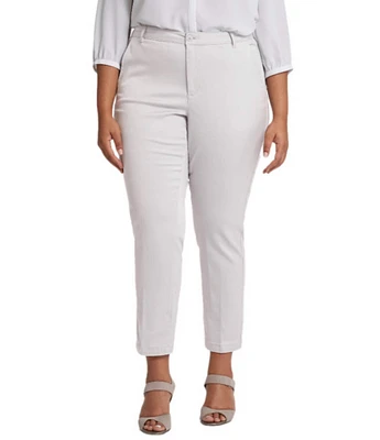NYDJ Plus Size Sadie Tencel Soft Stretch Twill Slim Pants