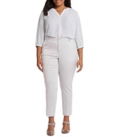 NYDJ Plus Size Sadie Tencel Soft Stretch Twill Slim Pants
