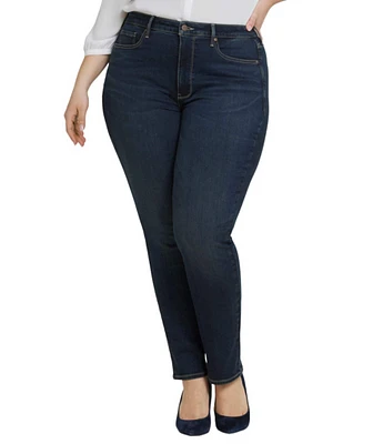 NYDJ Plus Size Sheri Lift Tuck® Technology Slim Straight Leg Skinny Jeans