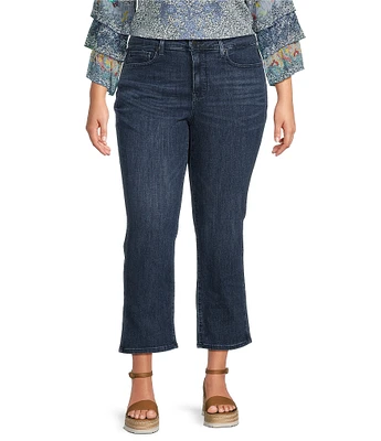 NYDJ Plus Size Straight Leg Ankle Jeans