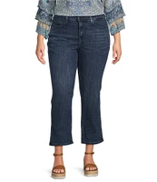 NYDJ Plus Size Straight Leg Ankle Jeans