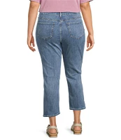 NYDJ Plus Size Straight Leg Ankle Jeans