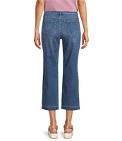 NYDJ Relaxed Piper Button Front Crop Jeans