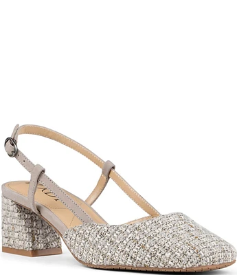 NYDJ Samson Boucle Slingback Pumps