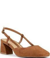 NYDJ Samson Suede Slingback Pumps