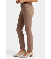 NYDJ Sheri Mid Rise Slim Leg 5-Pocket Stretch Denim Jeans