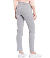 NYDJ Sheri Slim Leg High Rise Double Button Fly 5-Pocket Ankle Jeans