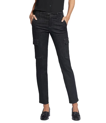 NYDJ Sheri Slim Cargo Pocket Ankle Jean