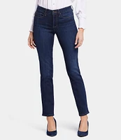 NYDJ Sheri Slim Mid Rise Stretch Denim Jeans