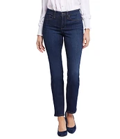 NYDJ Sheri Slim Mid Rise Stretch Denim Jeans