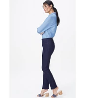 NYDJ Sheri Slim Tonal Stitch High Rise Slim Leg Ankle Jeans