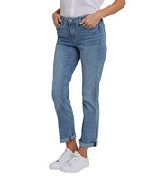 NYDJ Sheri Stretch Denim Slim Fit Ankle Jeans