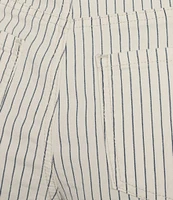 NYDJ Teresa High-Rise Wide-Leg Stripe Ankle Jeans