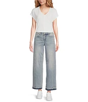 NYDJ Teresa Lift Tuck® Wide Leg Tonal Hem Ankle Jean