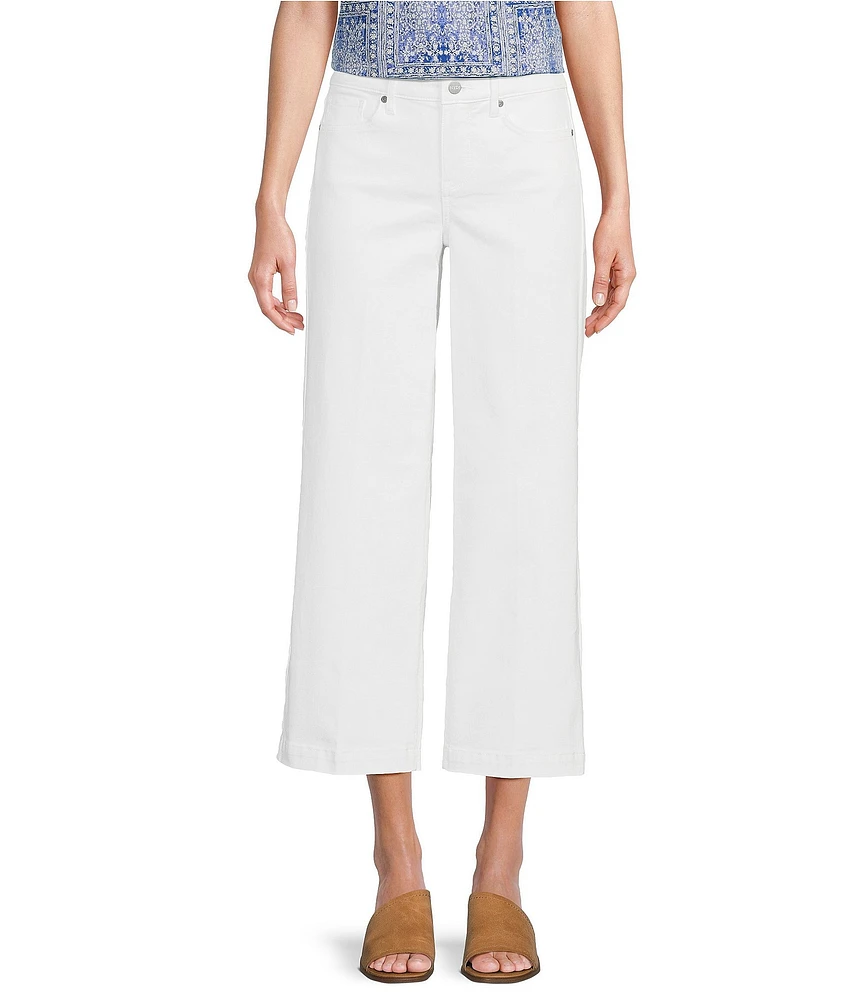 NYDJ Teresa Stretch Wide Leg Ankle Jeans