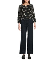 NYDJ Teresa Wide Leg Deep Hemline Lift Tuck® Ankle Jean