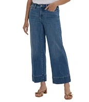 NYDJ Teresa Wide Leg Deep Hemline Lift Tuck® Ankle Jeans