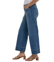 NYDJ Teresa Wide Leg Deep Hemline Lift Tuck® Ankle Jeans