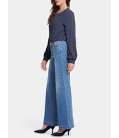 NYDJ Teresa Wide Leg High-Rise Lift Tuck® Jeans