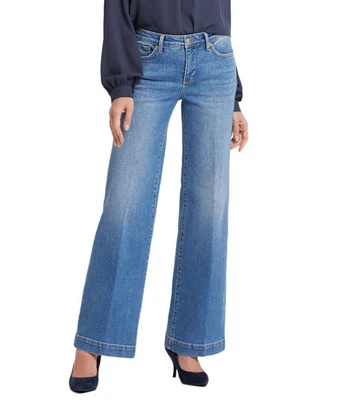 NYDJ Teresa Wide Leg High-Rise Lift Tuck® Jeans