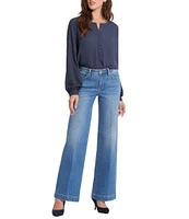 NYDJ Teresa Wide Leg High-Rise Lift Tuck® Jeans