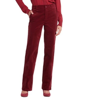 NYDJ Velveteen Lift Tuck® Straight Leg High Rise Trouser Pant