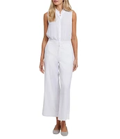 NYDJ Waverly Wide Leg Cropped Trouser Pants