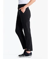 NZ ACTIVE by NIC+ZOE Cargo Tech Stretch Woven Tapered Leg Pull-On Pants