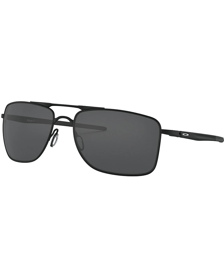 Oakley Men's OO4124 Gauge 62mm Rectangle Sunglasses