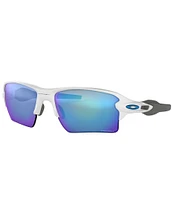 Oakley Men's OO9188 Flak 2.0 XL 59mm Rectangle Sunglasses