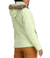 Obermeyer Tuscany II HydroBlock® Long Sleeve Faux Fur Trim Hooded Jacket